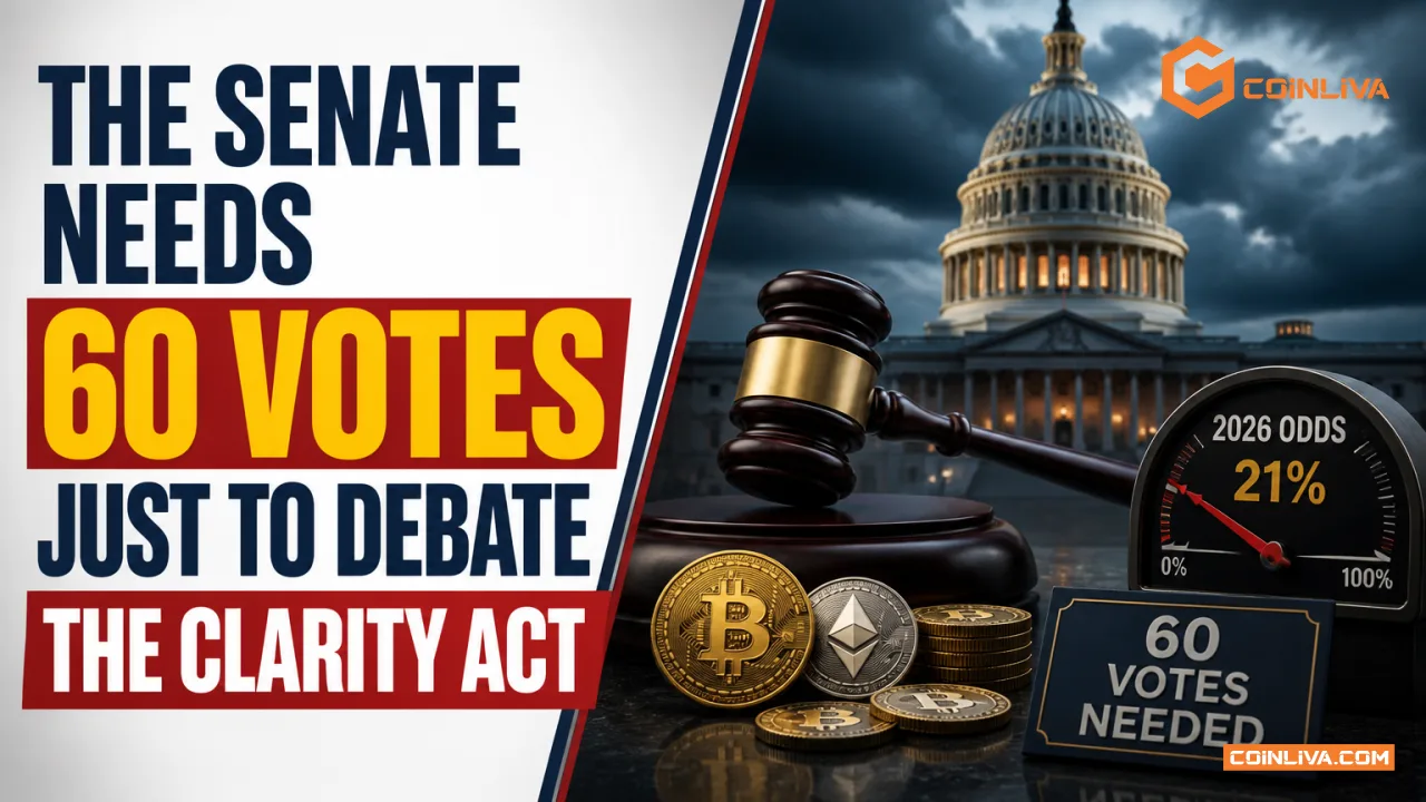 The Senate Needs 60 Votes Just to Debate the CLARITY Act