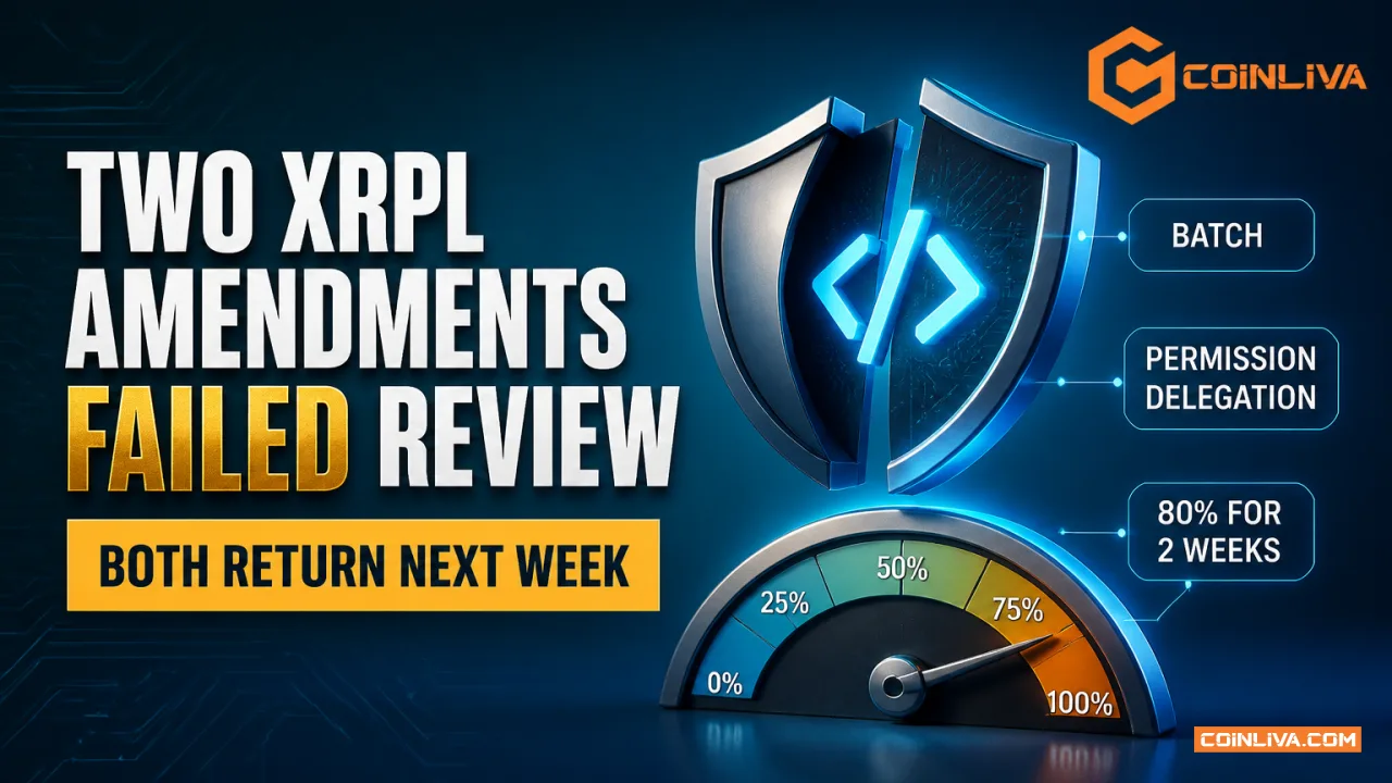 Two XRPL Amendments Failed Security Review. Both Return Next Week.