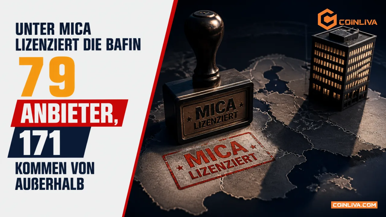 Unter MiCA lizenziert die BaFin 79 Anbieter, 171 kommen von außerhalb