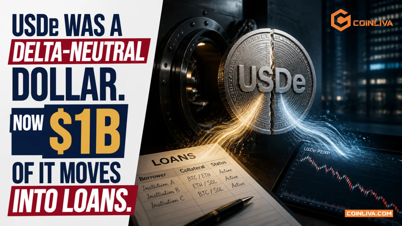 USDe Was a Delta-Neutral Dollar. Now $1B of It Moves Into Loans.