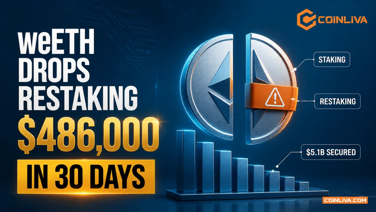 weETH Just Dropped Restaking. EigenCloud Paid $486,000 in 30 Days.