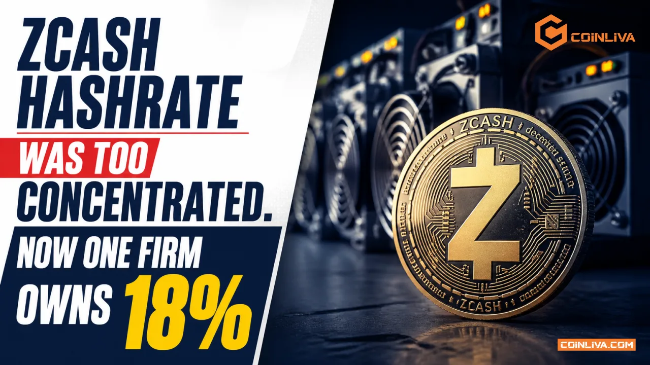 Zcash Hashrate Was Too Concentrated. Now One Firm Owns 18%.