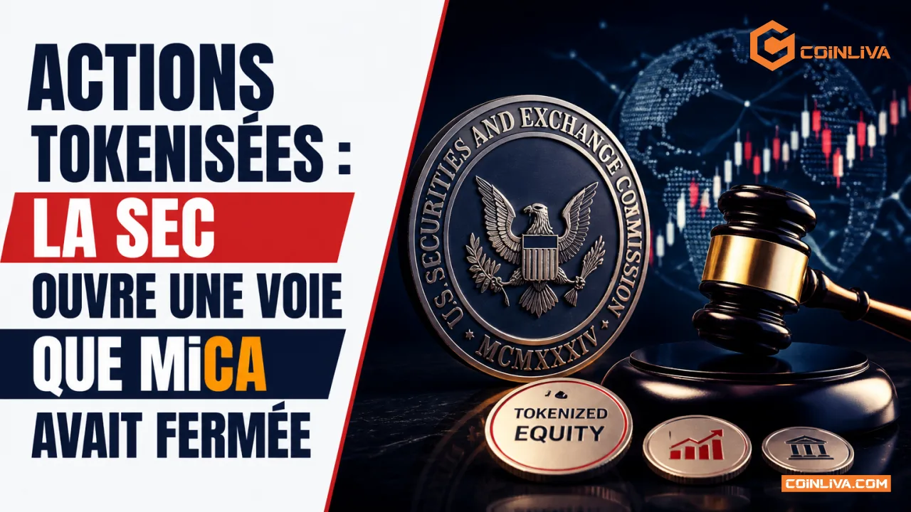 Actions tokenisées : la SEC ouvre une voie que MiCA avait fermée