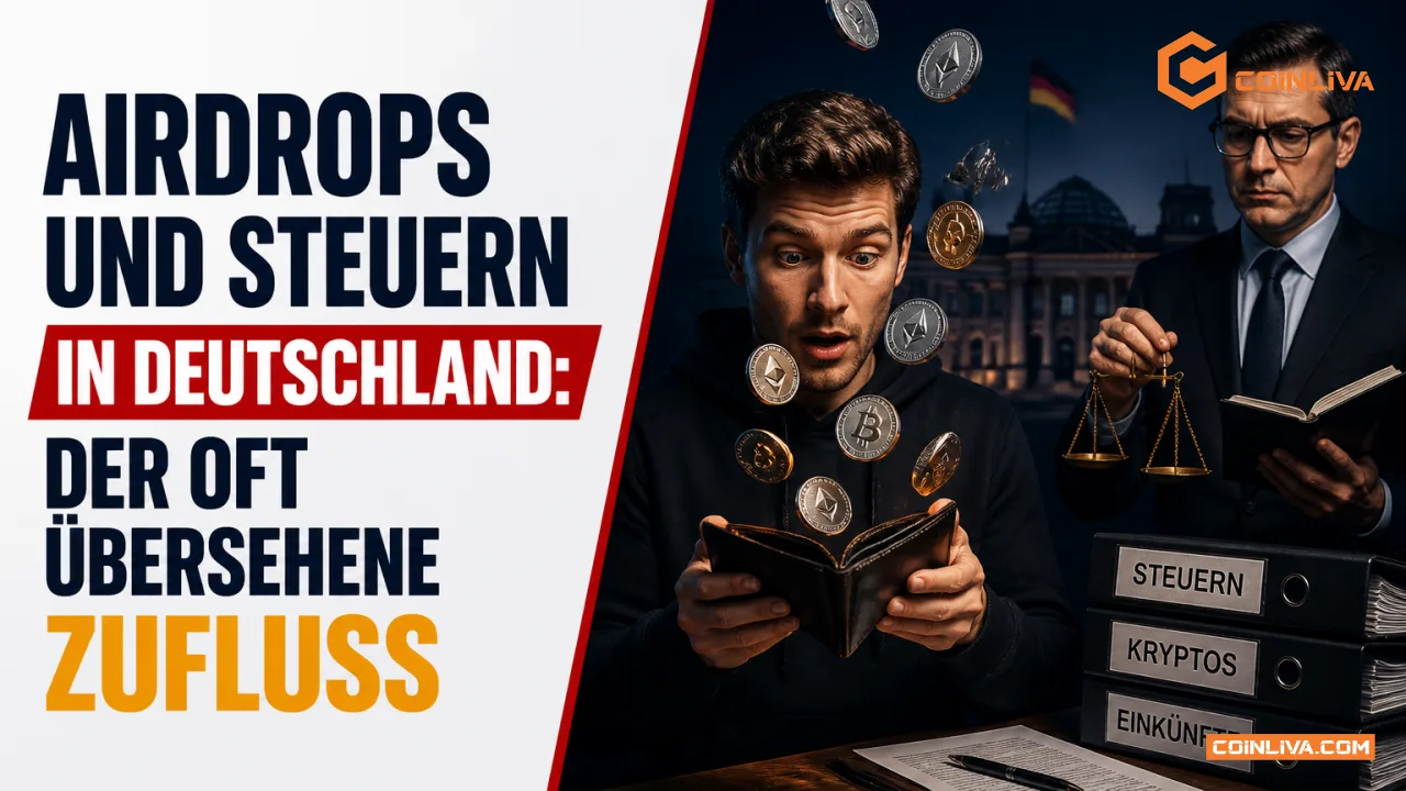 Airdrops und Steuern in Deutschland: der oft übersehene Zufluss