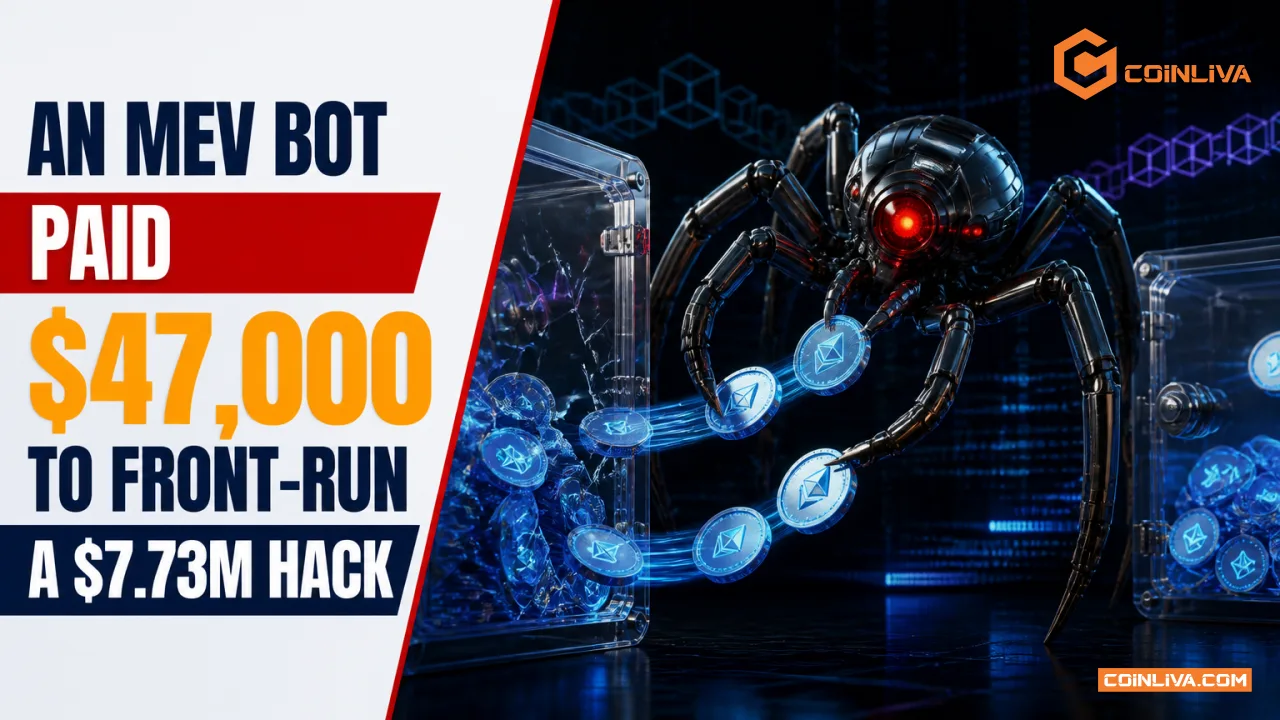 An MEV Bot Paid $47,000 to Front-Run a $7.73M Hack