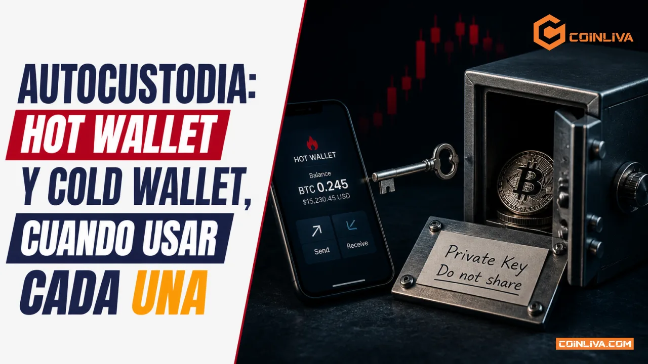 Autocustodia: hot wallet y cold wallet, cuando usar cada una