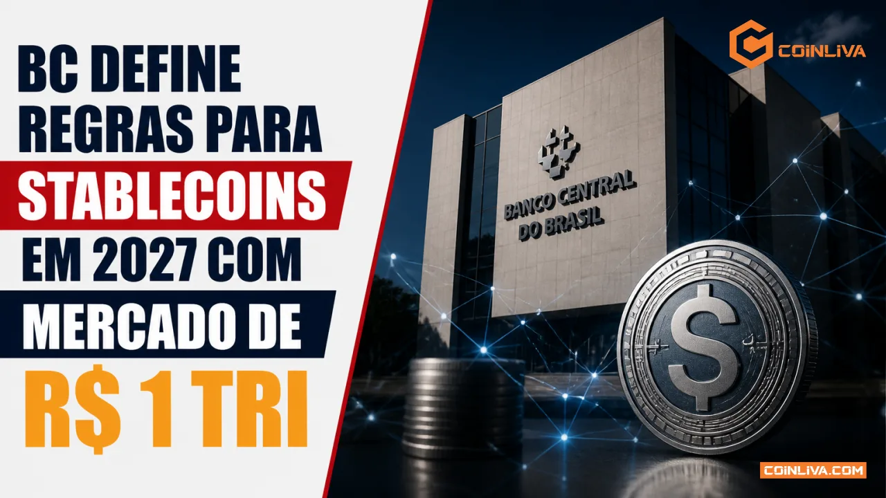 BC define regras para stablecoins em 2027 com mercado de R$ 1 tri