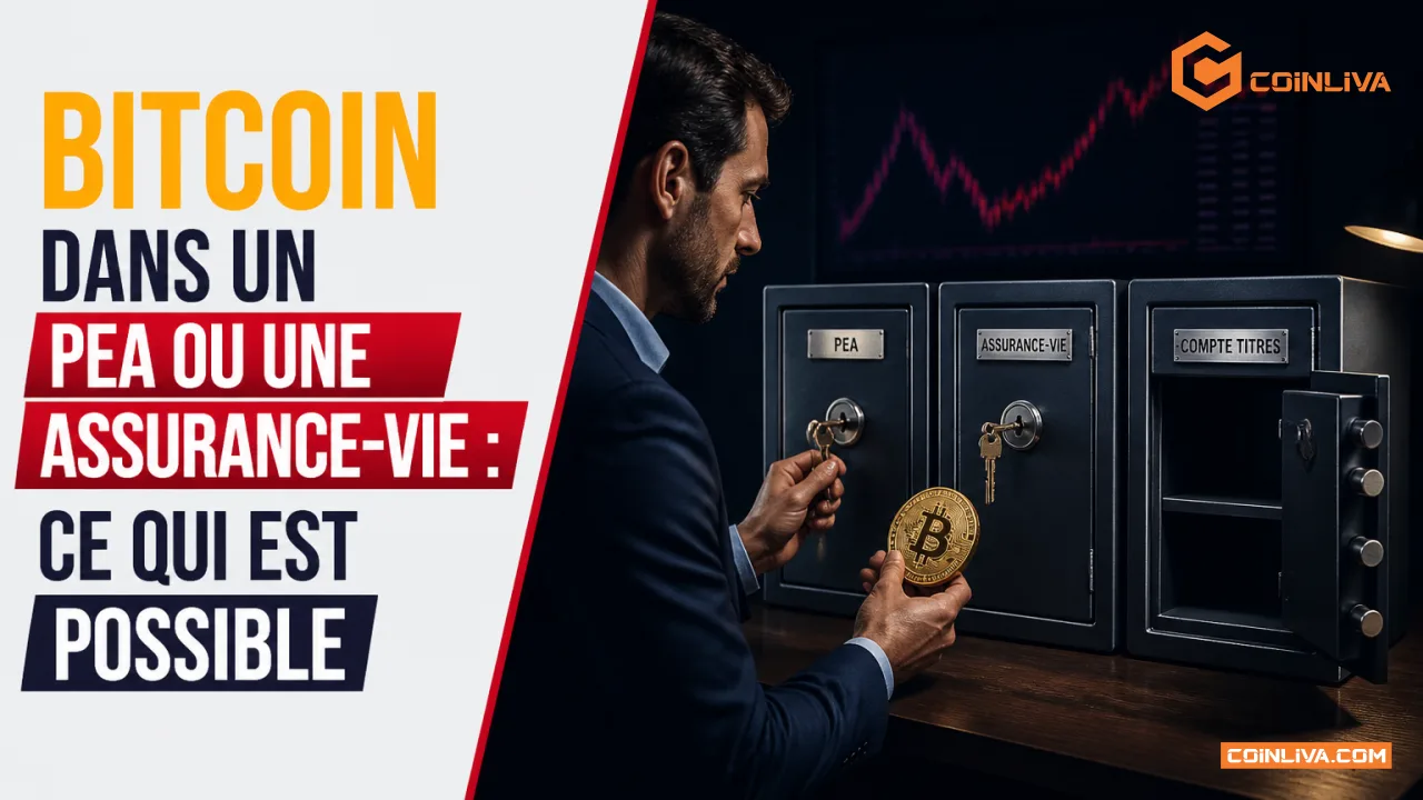 Bitcoin dans un PEA ou une assurance-vie : ce qui est possible