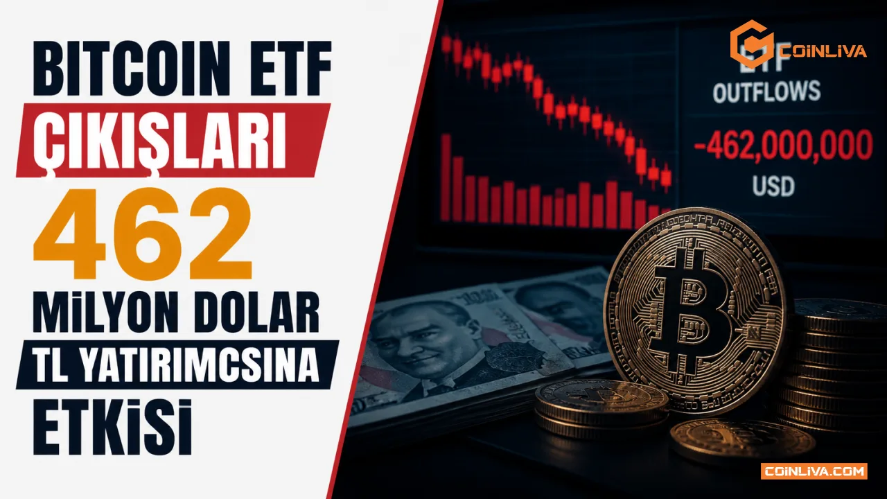 Bitcoin ETF Çıkışları 462 Milyon Dolar, TL Yatırımcısına Etkisi