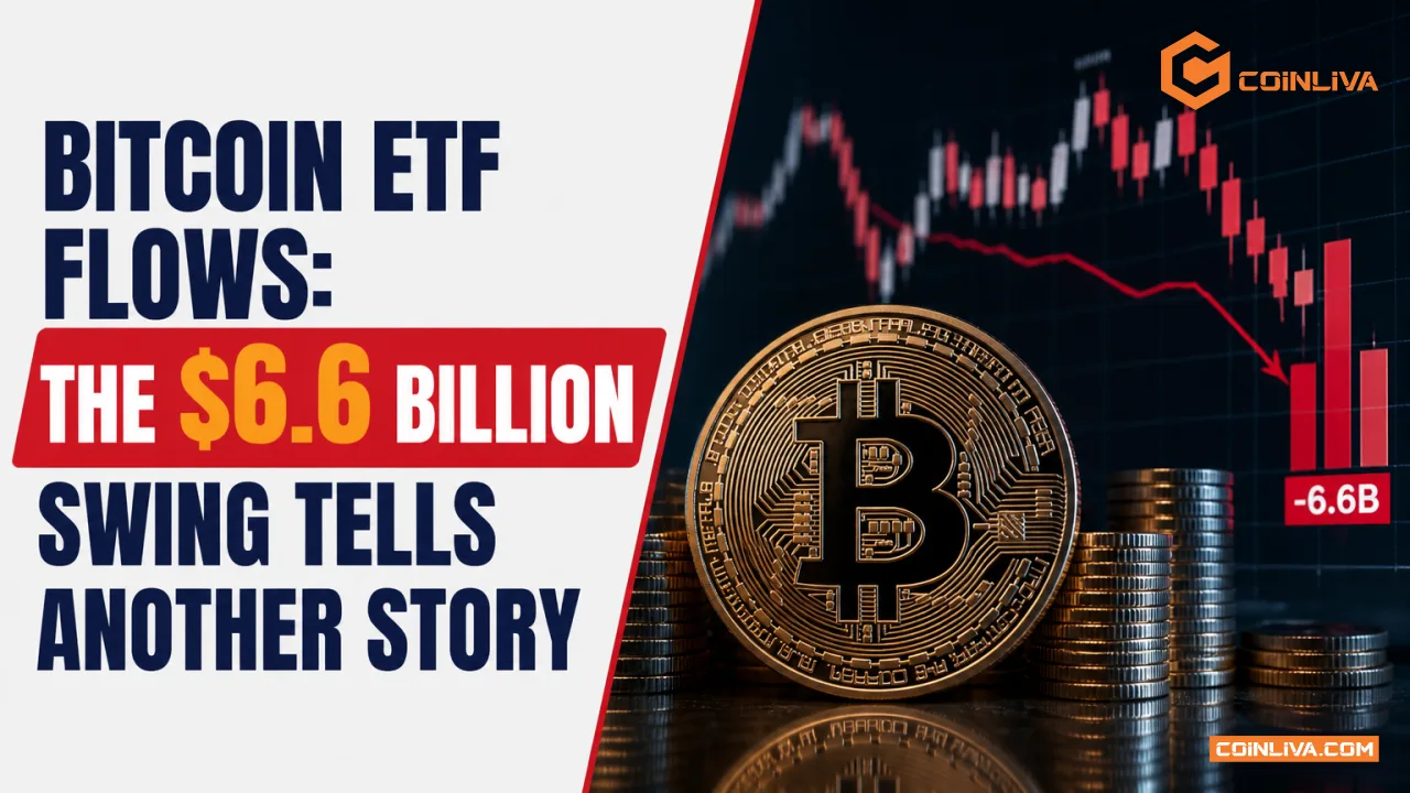 Bitcoin ETF Flows: The $6.6 Billion Swing Tells Another Story