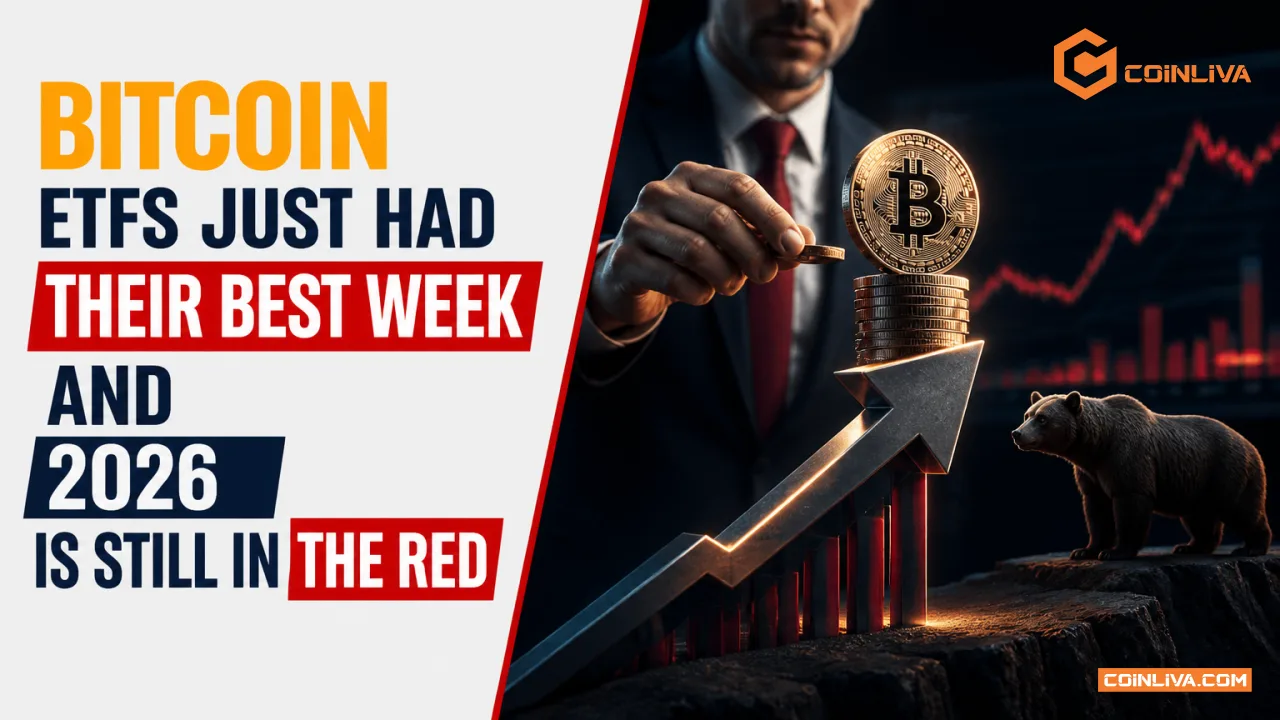 Bitcoin ETFs Just Had Their Best Week and 2026 Is Still in the Red