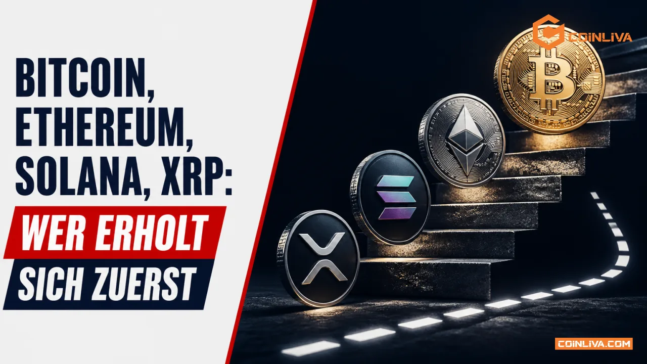 Bitcoin, Ethereum, Solana, XRP: Wer erholt sich zuerst