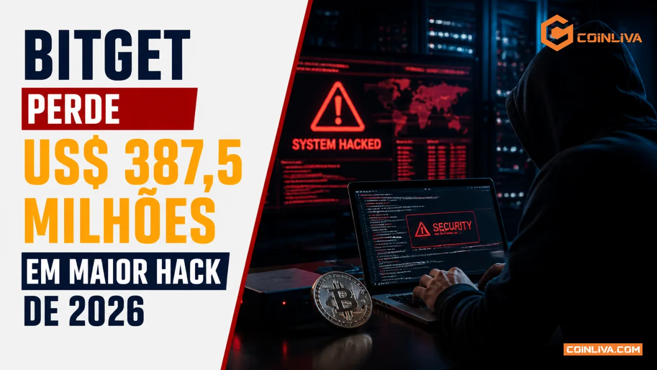 Bitget perde US$ 387,5 milhões em maior hack de 2026