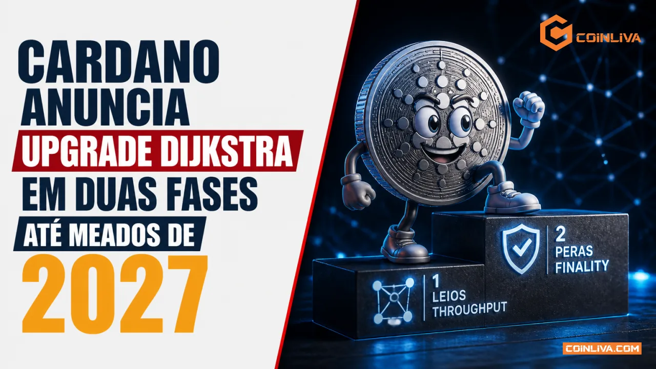 Cardano anuncia upgrade Dijkstra em duas fases até meados de 2027