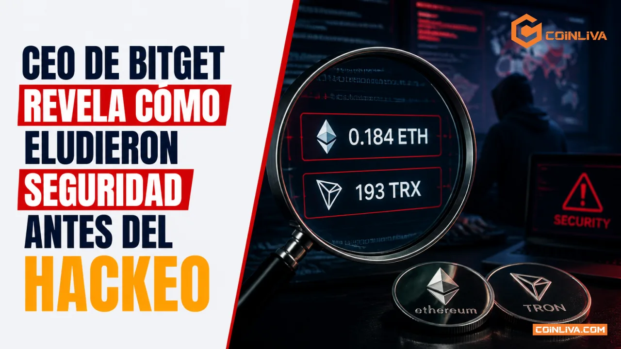 CEO de Bitget revela cómo eludieron seguridad antes del hackeo