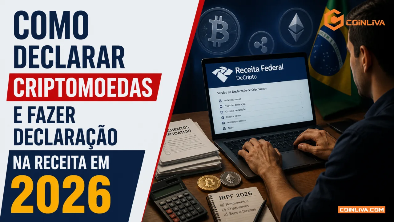 Como declarar criptomoedas e fazer declaração na Receita em 2026