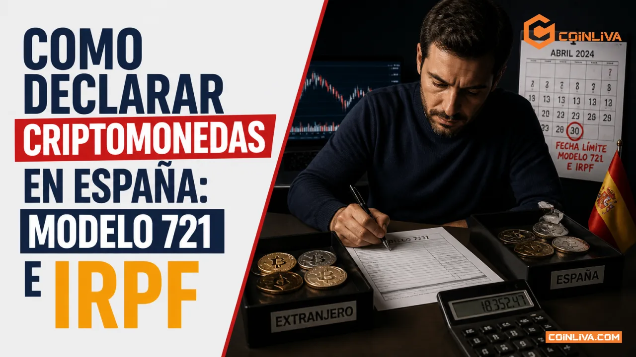 Como declarar criptomonedas en Espana: modelo 721 e IRPF