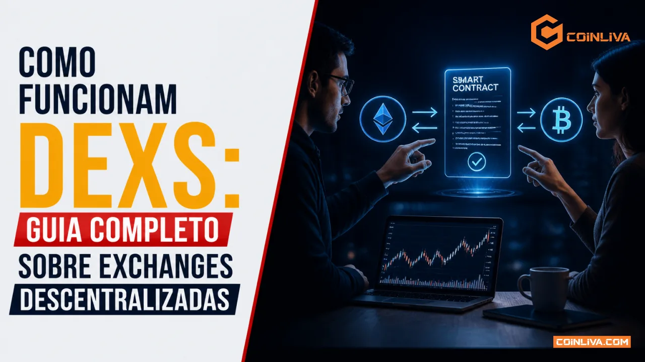 Como funcionam DEXs: guia completo sobre exchanges descentralizadas