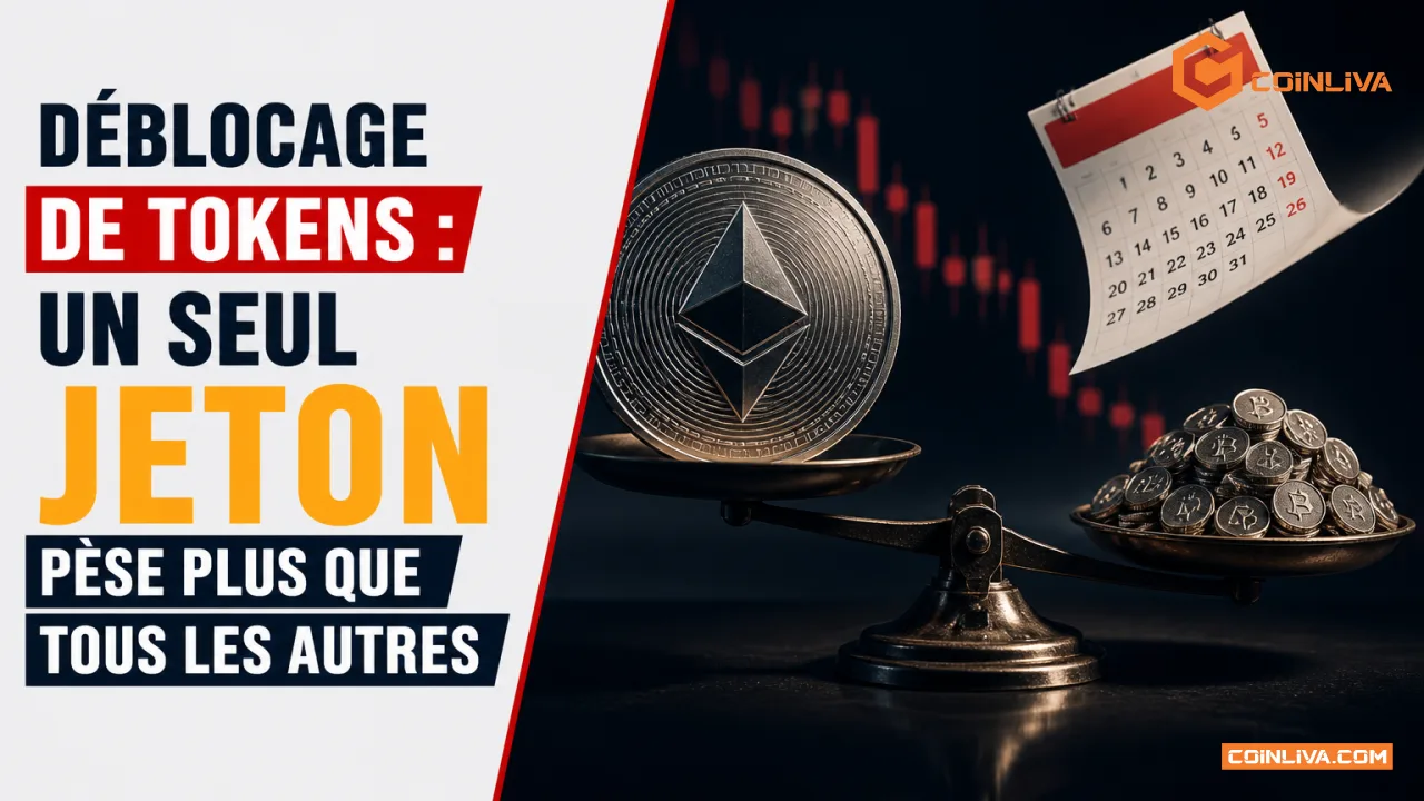 Déblocage de tokens : un seul jeton pèse plus que tous les autres