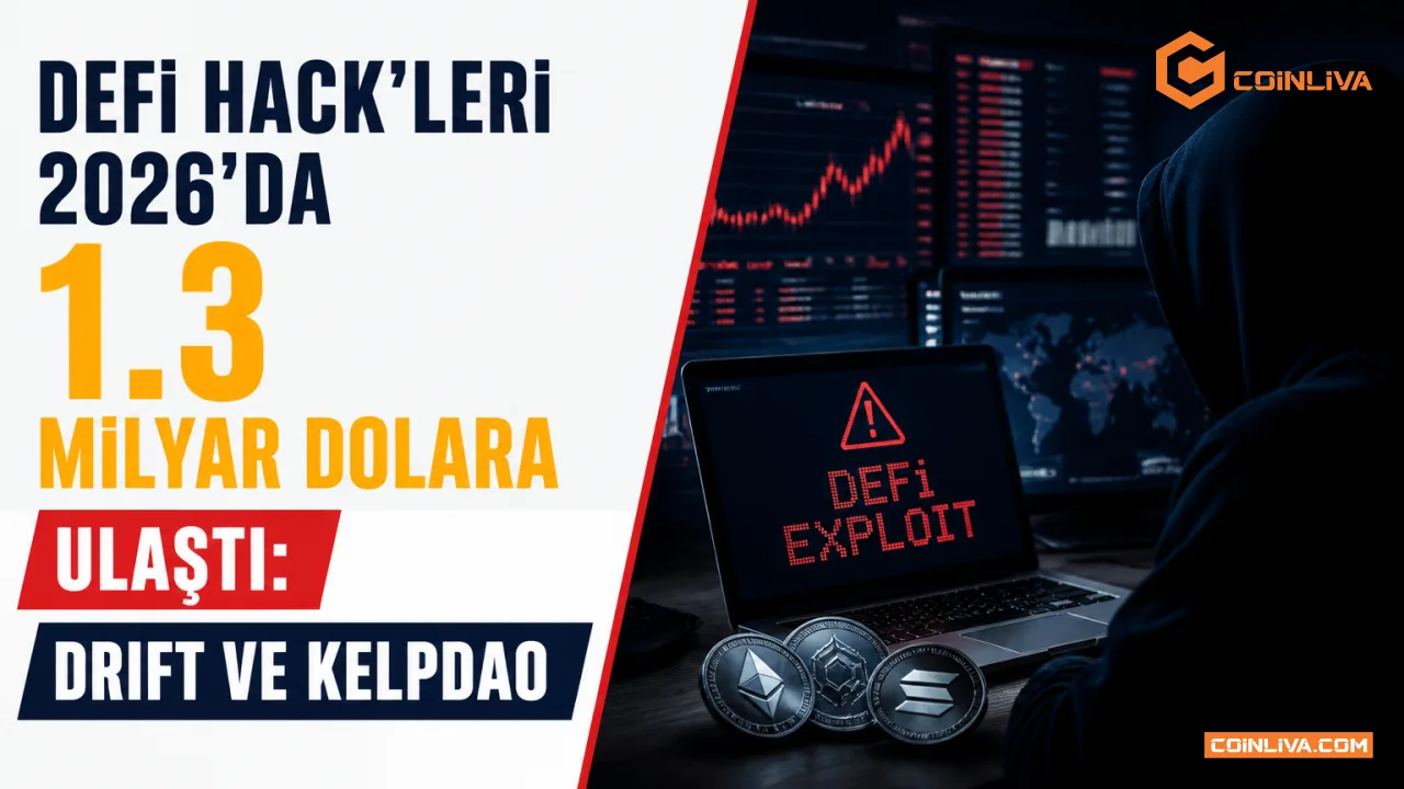 DeFi Hack'leri 2026'da 1.3 Milyar Dolara Ulaştı: Drift ve KelpDAO
