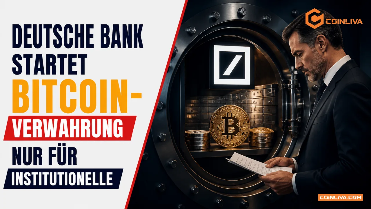 Deutsche Bank startet Bitcoin-Verwahrung nur für Institutionelle