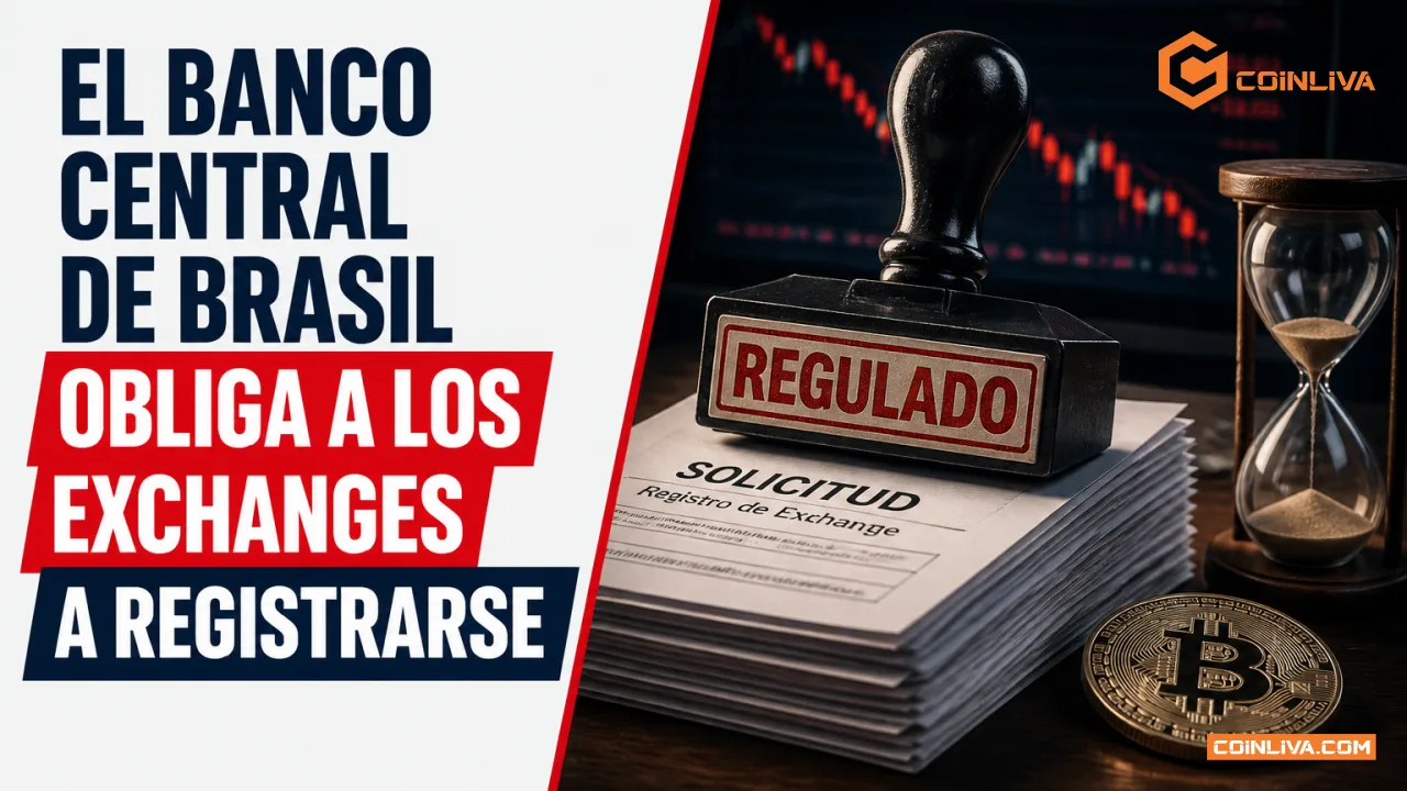 El Banco Central de Brasil obliga a los exchanges a registrarse