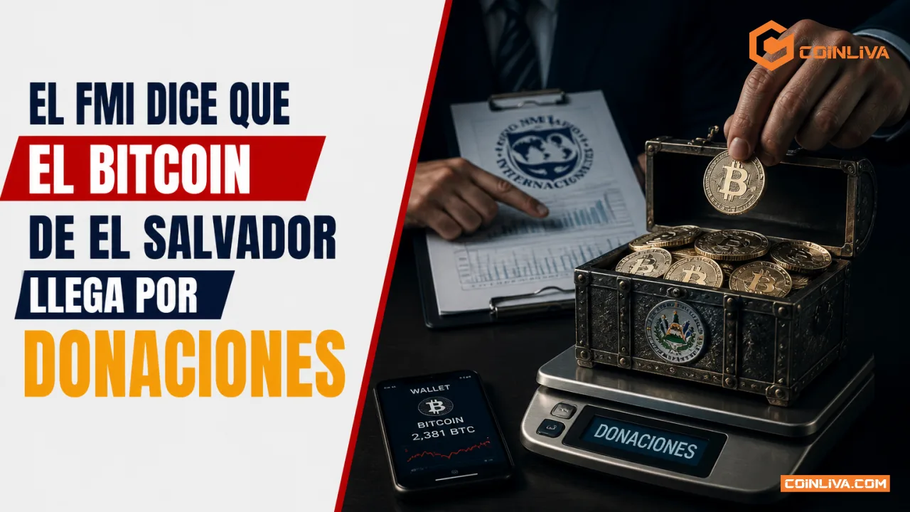 El FMI dice que el bitcoin de El Salvador llega por donaciones