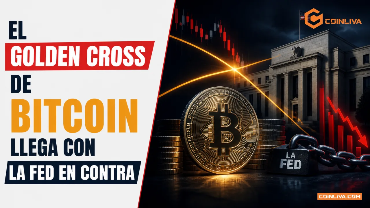 El golden cross de Bitcoin llega con la Fed en contra