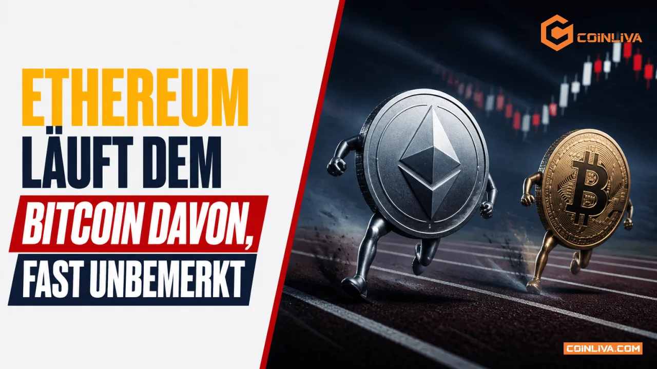 Ethereum läuft dem Bitcoin davon, fast unbemerkt