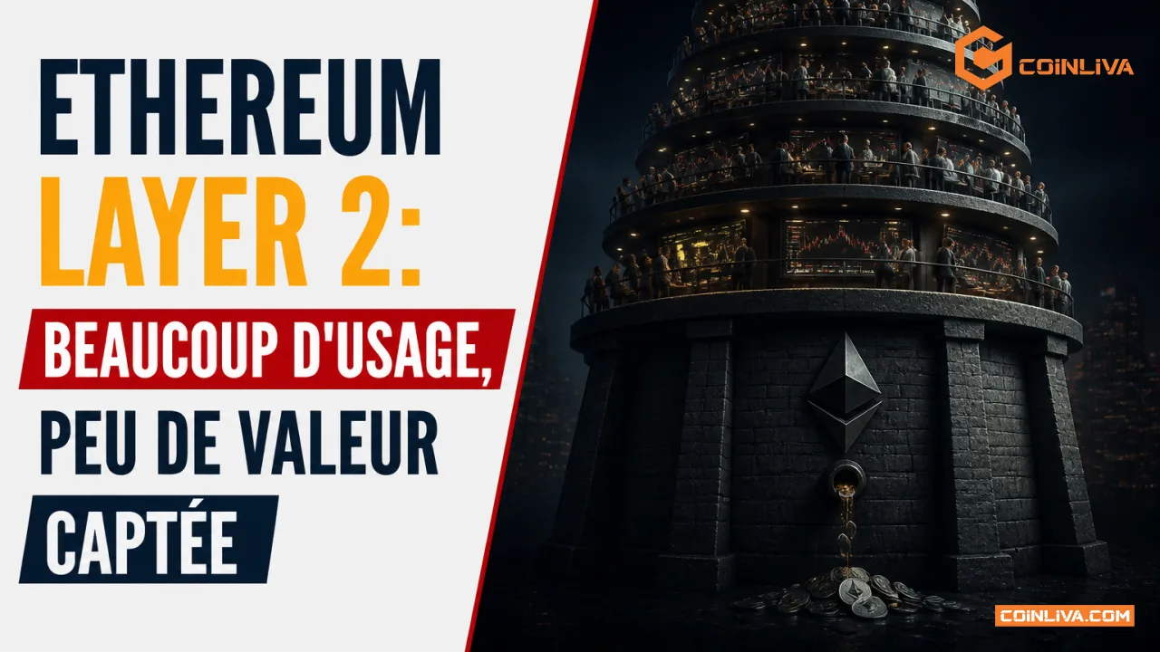 Ethereum layer 2 : beaucoup d'usage, peu de valeur captée