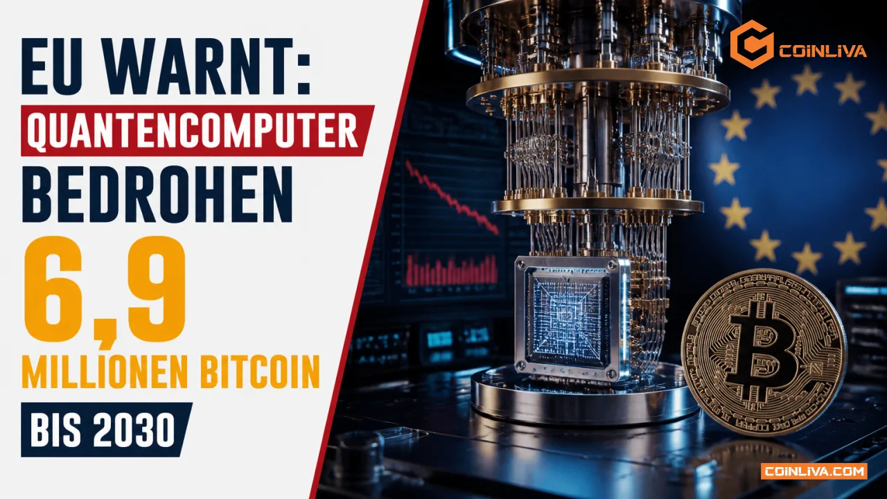 EU warnt: Quantencomputer bedrohen 6,9 Millionen Bitcoin bis 2030