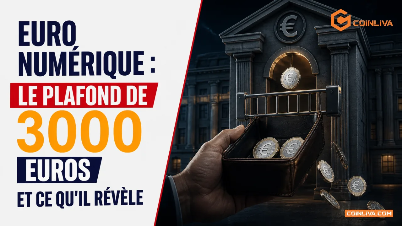 Euro numérique : le plafond de 3000 euros et ce qu'il révèle