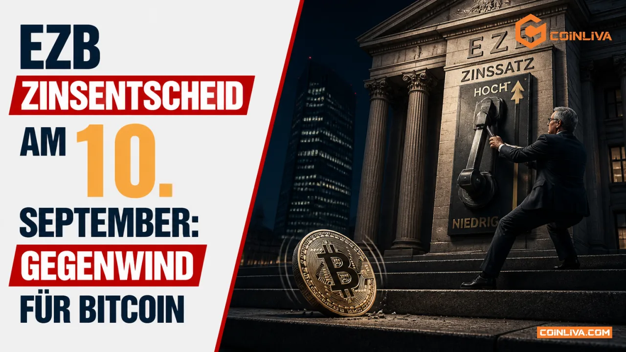 EZB Zinsentscheid am 10. September: Gegenwind für Bitcoin