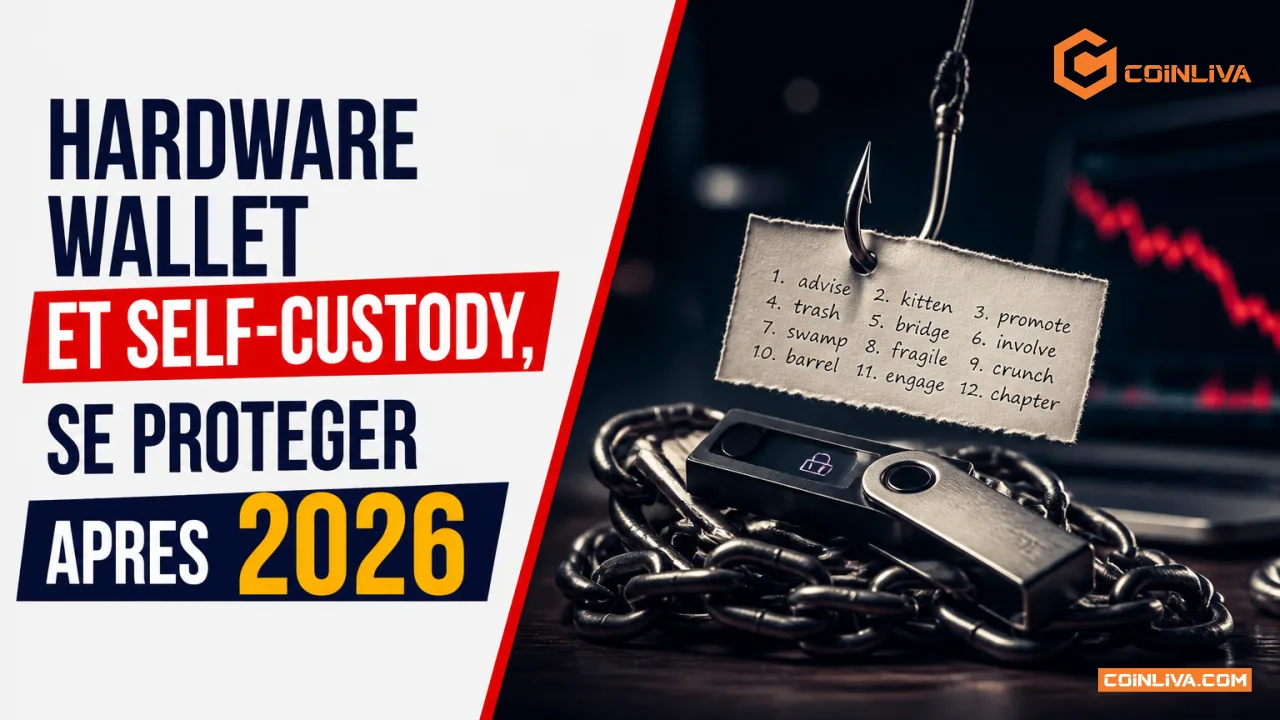 Hardware wallet et self-custody, se proteger apres 2026