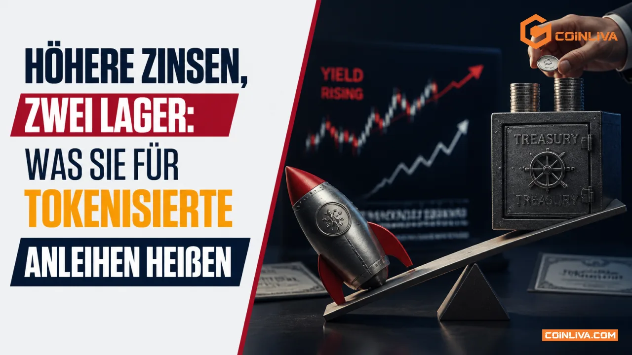 Höhere Zinsen, zwei Lager: was sie für tokenisierte Anleihen heißen