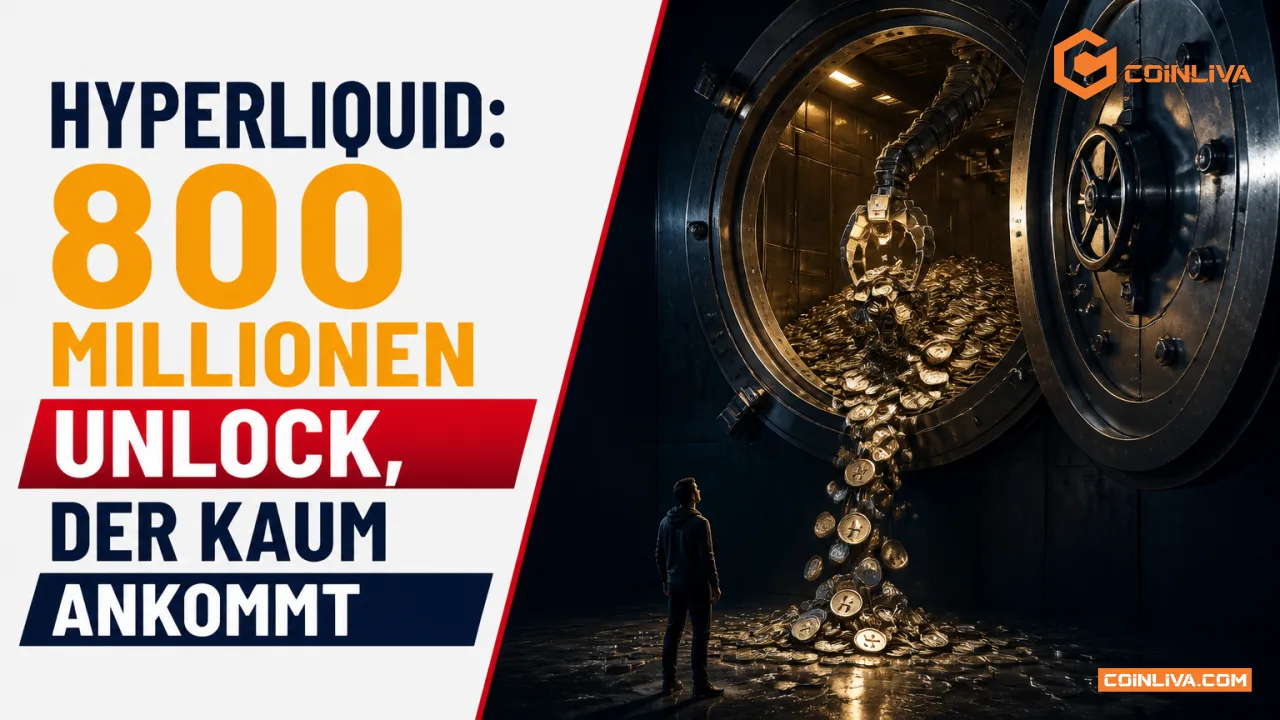 Hyperliquid: der 800-Millionen-Unlock, der kaum ankommt