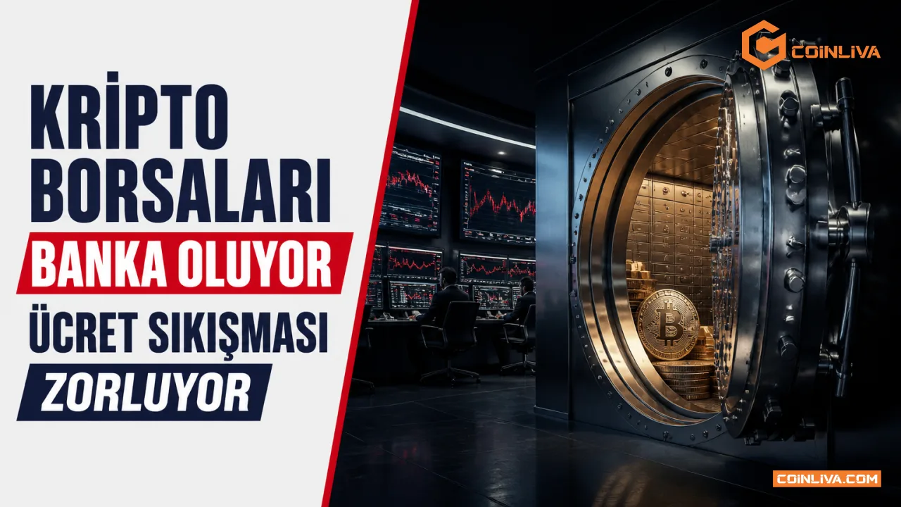 Kripto borsaları banka oluyor - ücret sıkışması zorluyor
