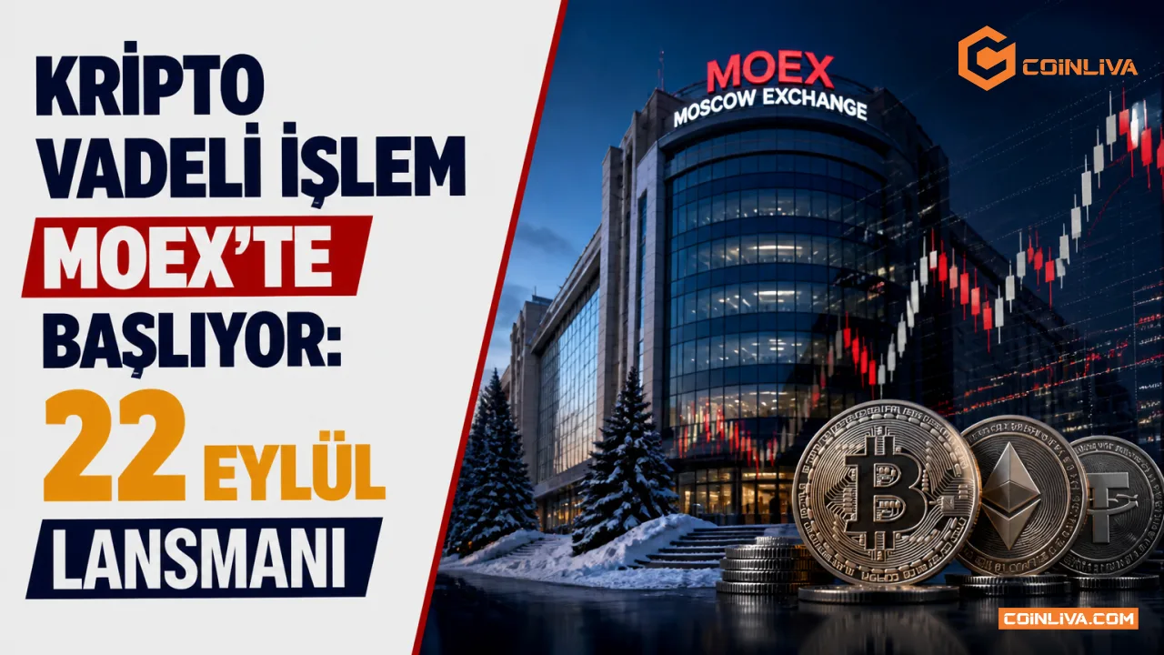 Kripto Vadeli İşlem MOEX'te Başlıyor: 22 Eylül Lansmanı