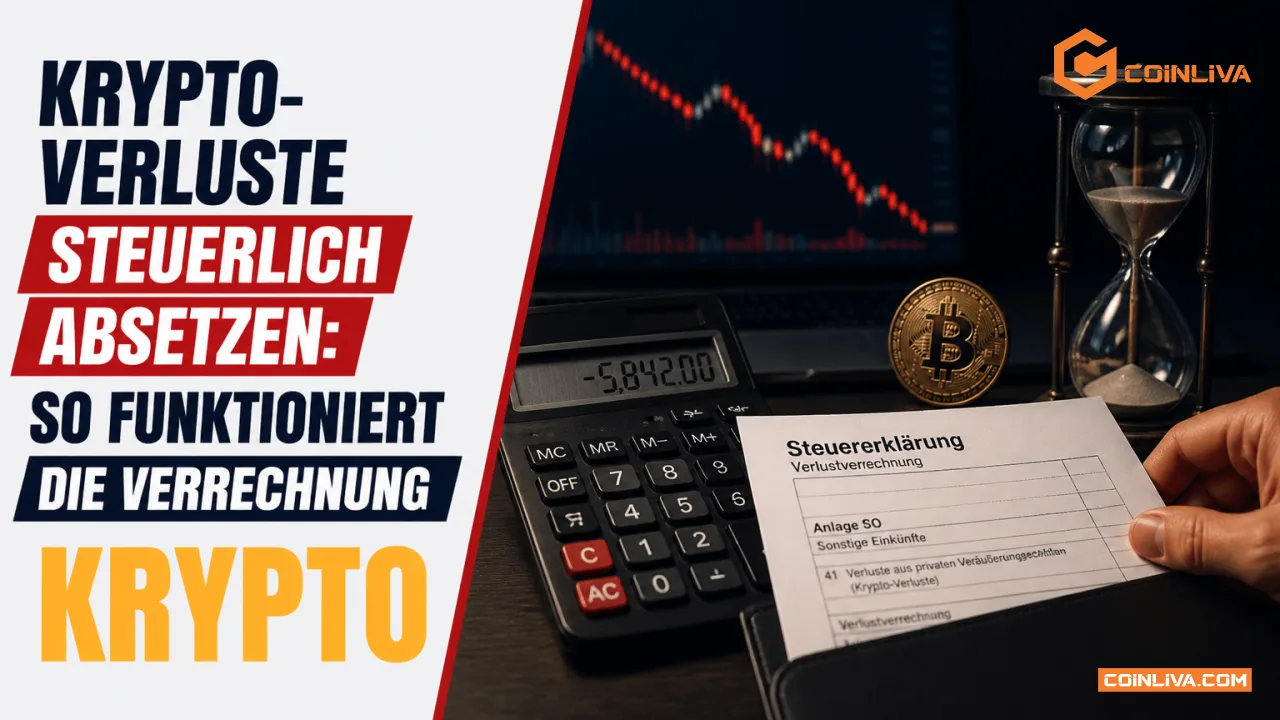 Krypto-Verluste steuerlich absetzen: So funktioniert die Verrechnung