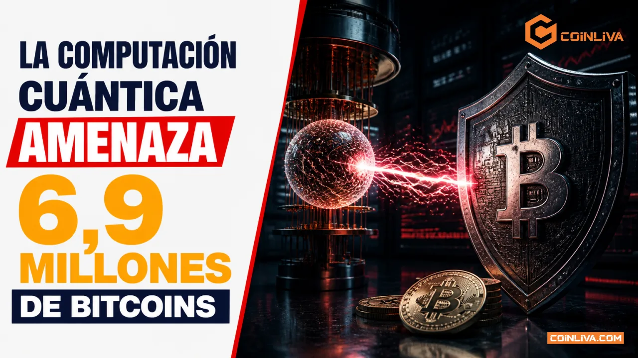 La computación cuántica amenaza 6,9 millones de bitcoins
