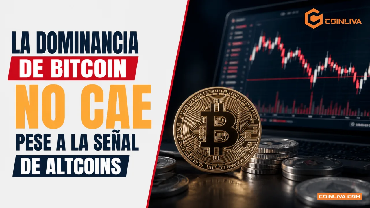 La dominancia de bitcoin no cae pese a la señal de altcoins