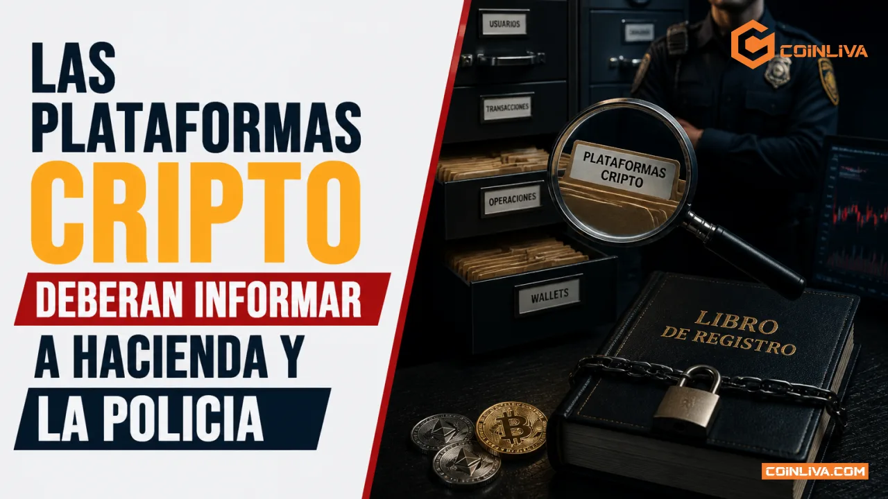 Las plataformas cripto deberan informar a Hacienda y la policia