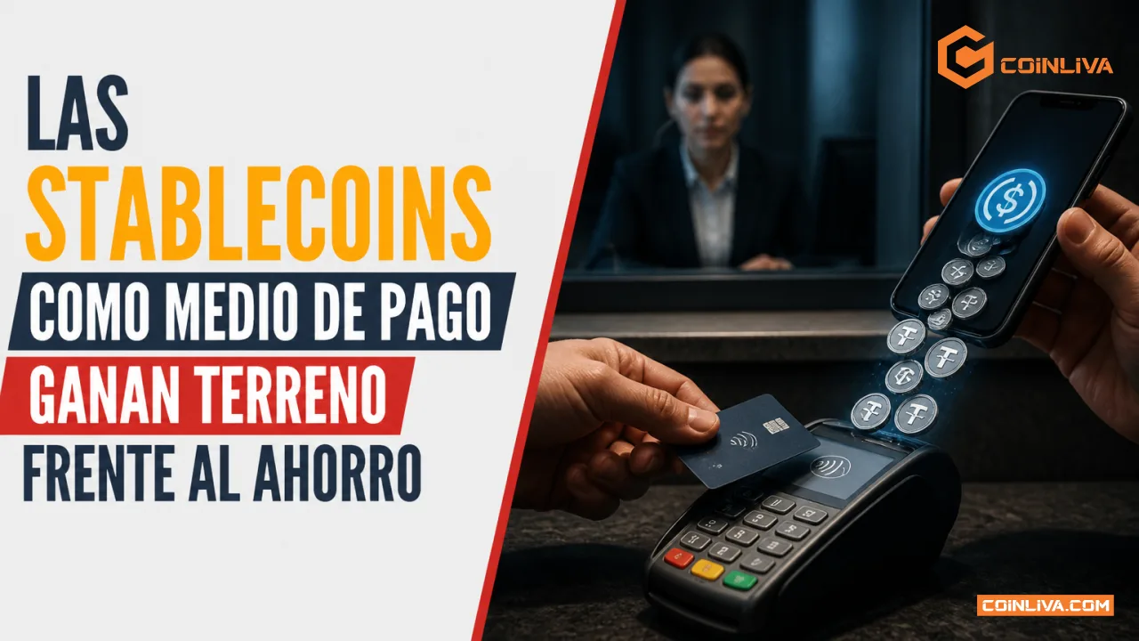 Las stablecoins como medio de pago ganan terreno frente al ahorro