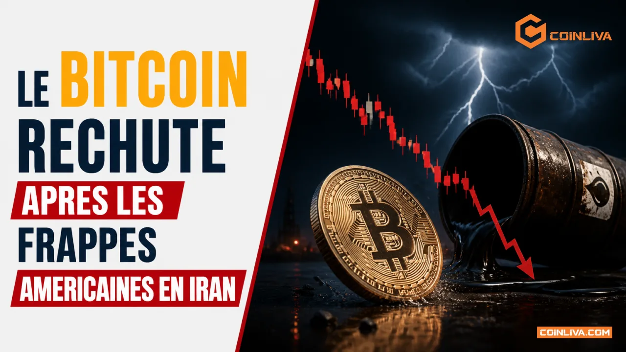 Le Bitcoin rechute apres les frappes americaines en Iran