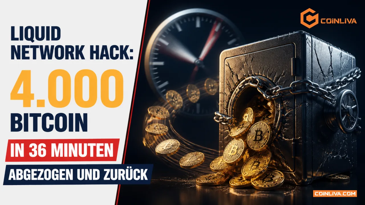 Liquid Network Hack: 4.000 Bitcoin in 36 Minuten abgezogen und zurück