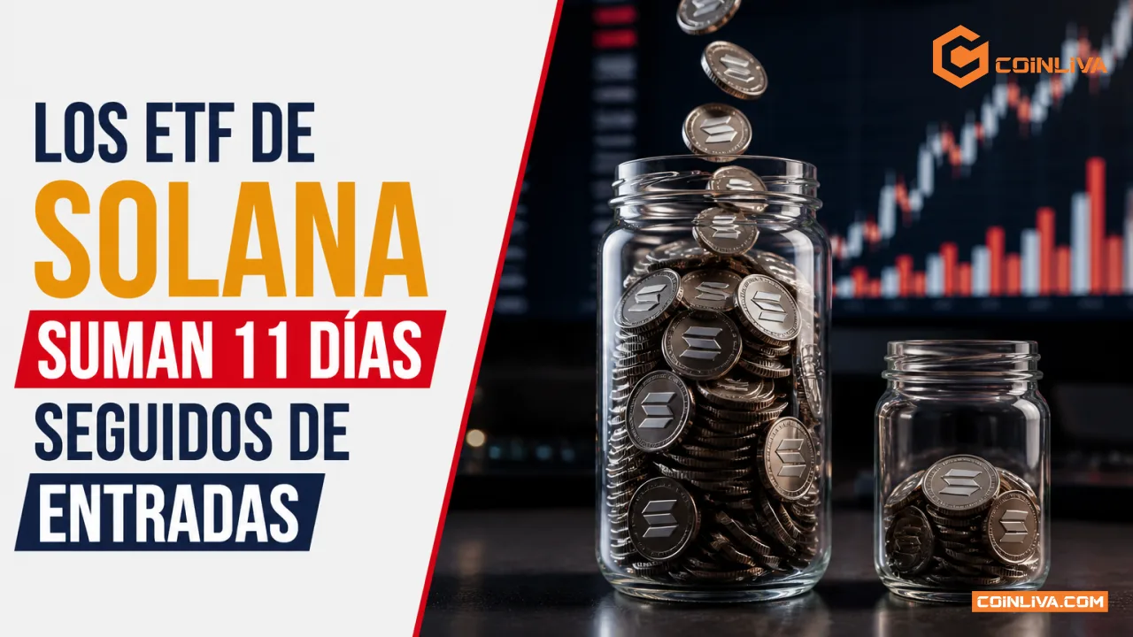 Los ETF de Solana suman 11 días seguidos de entradas