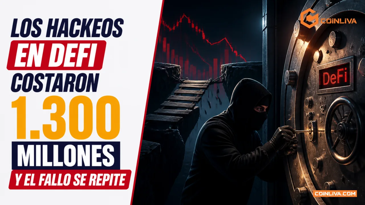 Los hackeos en DeFi costaron 1.300 millones y el fallo se repite