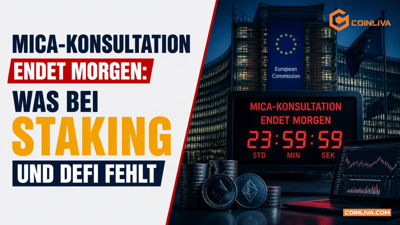 MiCA-Konsultation endet morgen: Was bei Staking und DeFi fehlt