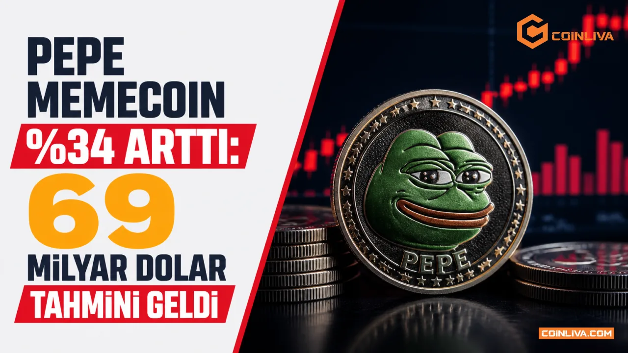 Pepe Memecoin %34 Arttı: 69 Milyar Dolar Tahmini Geldi