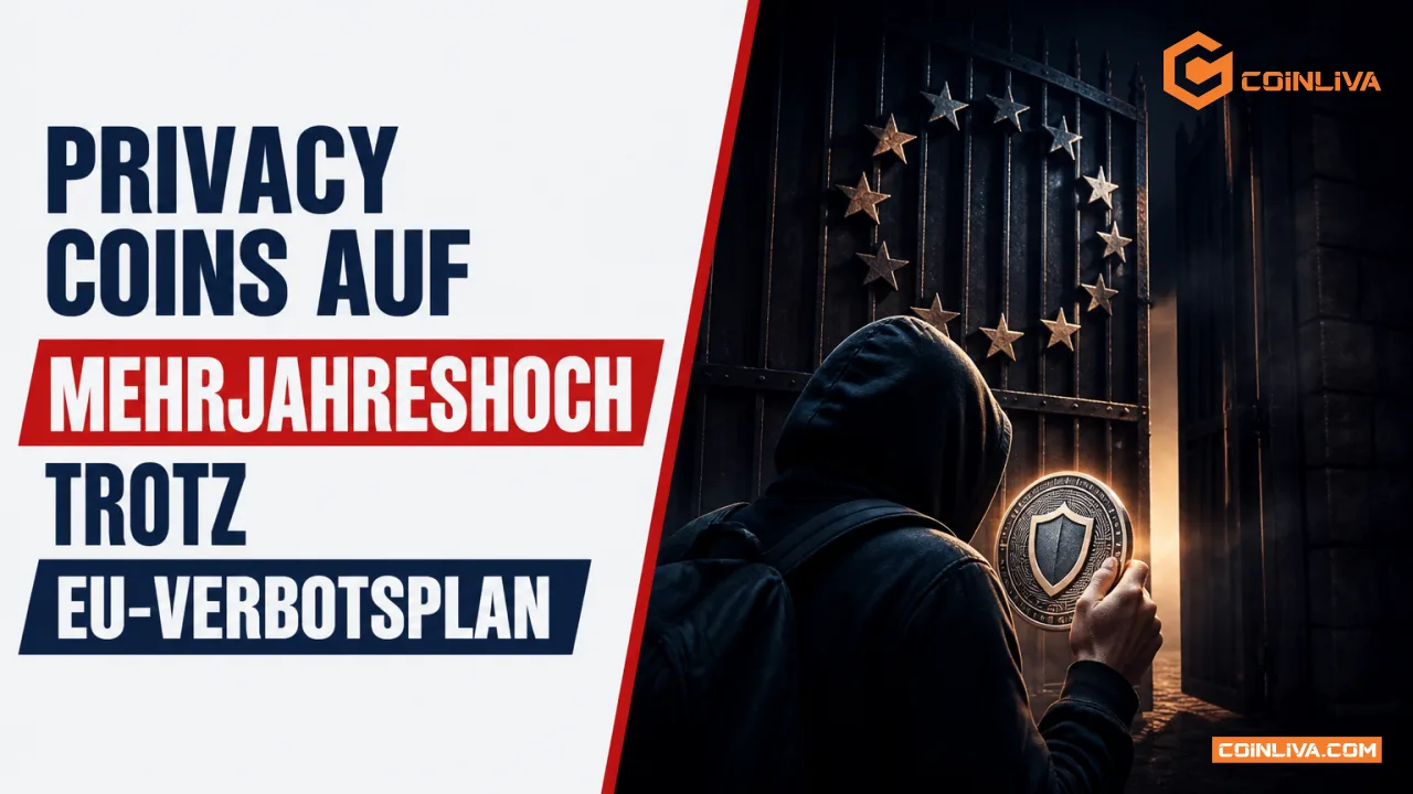 Privacy Coins auf Mehrjahreshoch trotz EU-Verbotsplan
